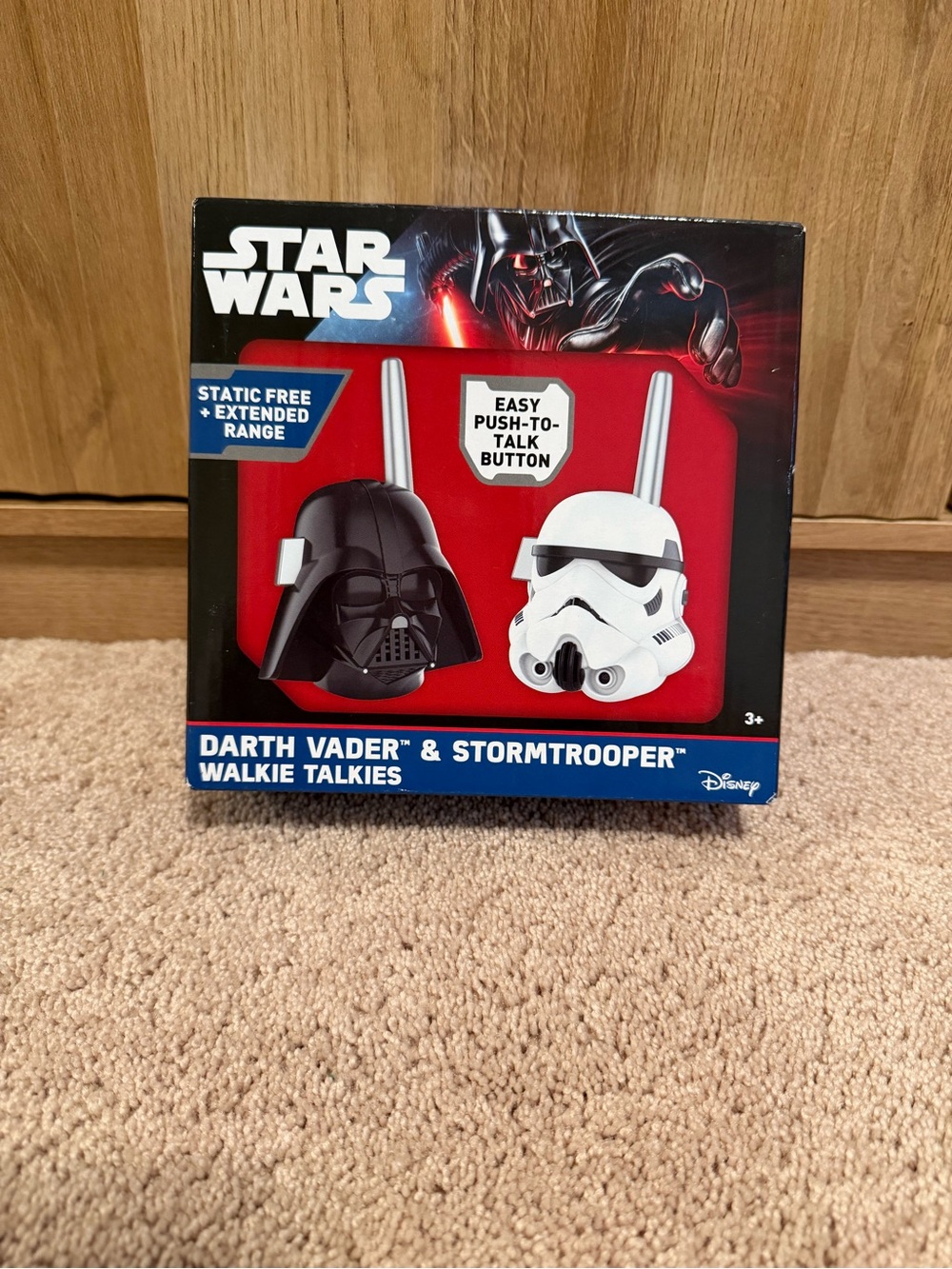 Star Wars Darth Vader & Stormtrooper Walkie Talkies - Black, White